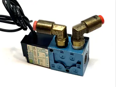 Used MAC Solenoid Valve 4-Way Double 1/8 NPTF 24VDC Solenoid Valves Michigan US | Maverick Industrial Sales #1402170