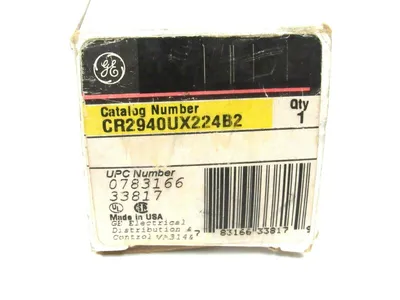 NEW GENERAL ELECTRIC CR2940UX224B2 PUSH BUTTON