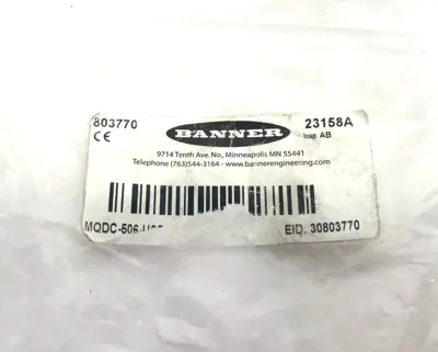 New | in-Stock Banner Engineering Converter Cable USB to Banner 1-WIRE 5-pin M12, 803770 PLC Processors Michigan US | Maverick Industrial Sales #1389823