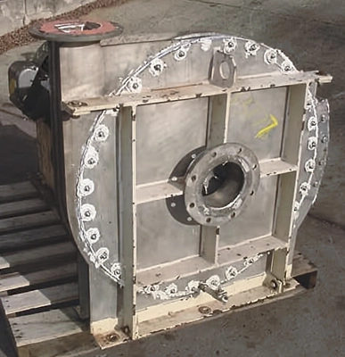 USED BUFFALO FORGE SS PRESSURE BLOWER PRESSURE BLOWER