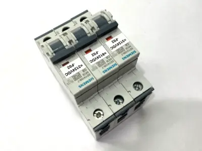 USED SIEMENS MINIATURE CIRCUIT BREAKER 1-POLE 6A 230/400V