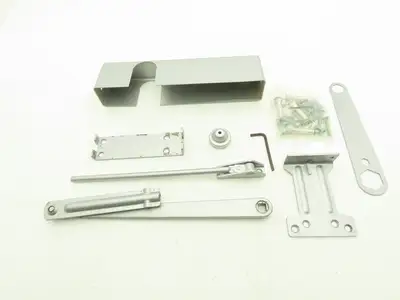 Russwin S2820 Automatic Door Closer w/Cover Adjustable Arm Aluminum Color