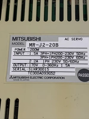 USED Mitsubishi Servo Drive MR-J2-20B MRJ220B