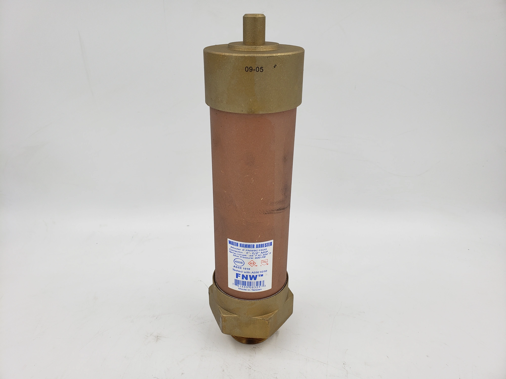 A.T.L. FNWSC1500 Water Hammer Arrester 600 PSI