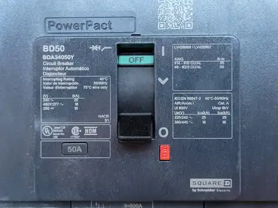 USED SQUARE D BDA34050Y