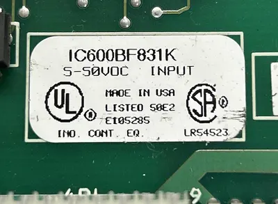 Used GE FANUC IC600BF831K Industrial Controls Ohio US | Surplus Asset Holdings #1236862