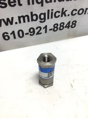 Circle Seal Control Check Valve 1/4″  220T-2PP 3600 PSI