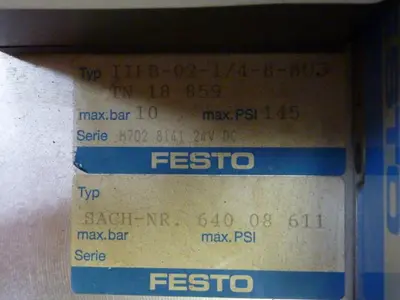 USED FESTO IFB8-02