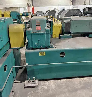 74" x 0.375" x 60,000 Lb Herr Voss Cut To Length Line