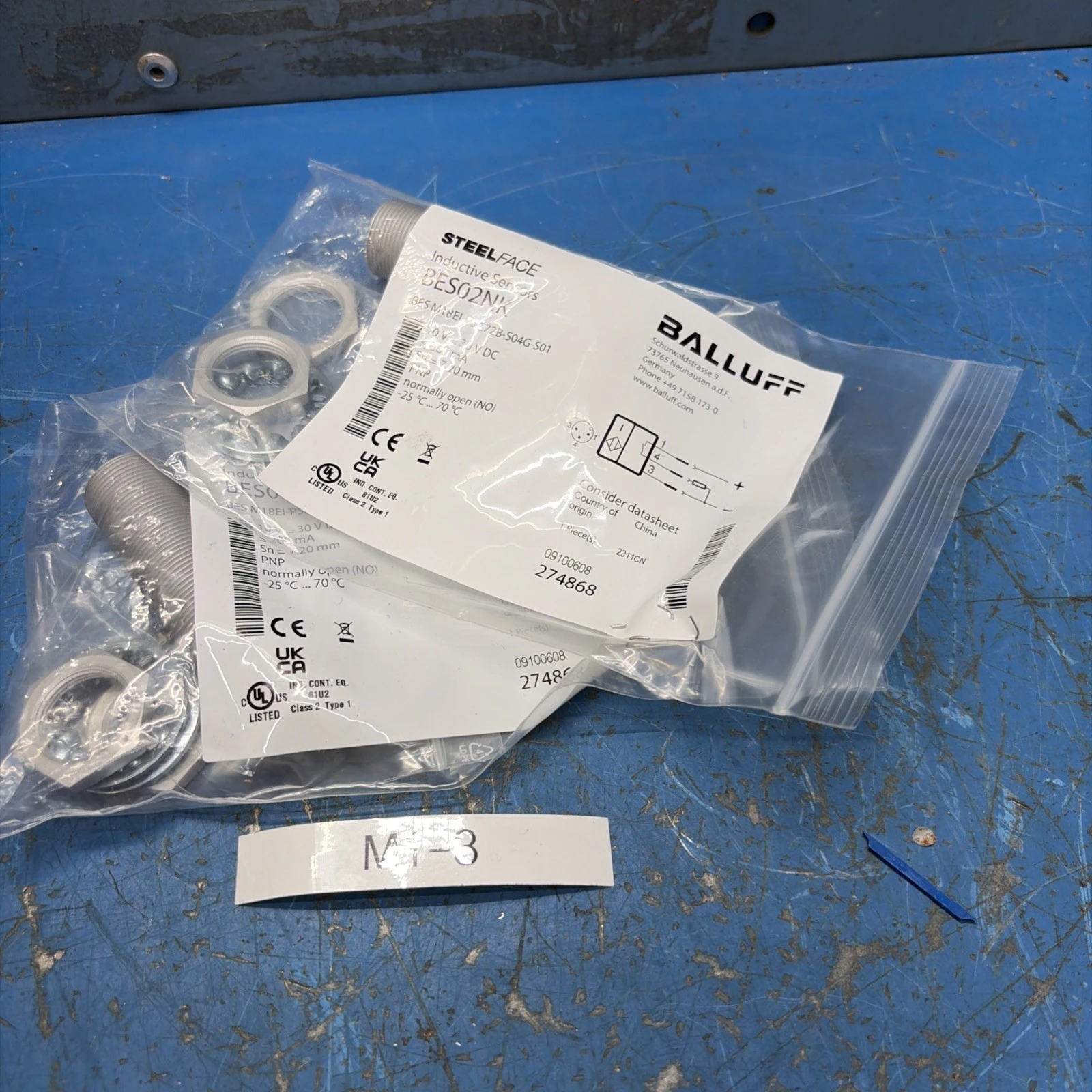 New | in-Stock Balluff BES02NK Proximity Sensors Indiana US | J&J Industrial Supply #1348247