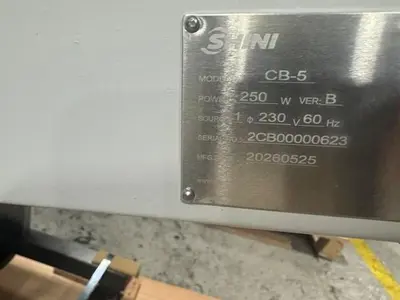 New | in-Stock 2026 SHINI CB-5 Incline Conveyors Massachusetts US | Absolute Machinery #1414054
