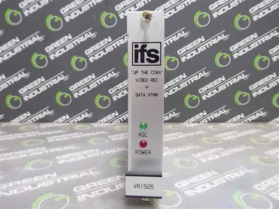 ifs VR1505 "Up the Coax" Video Recorder and Data Transmitter Module D-1431 Used
