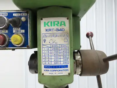 Kira KRT-340 Bench Drill Press Drilling 13mm Tapping 12mm Capacity 230V 3Ph