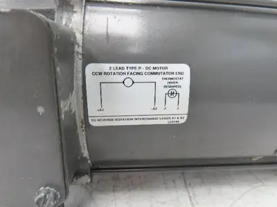 Baldor Electric CDPT3445 DC Brake Motor 90V 1Hp 10A 1750 RPM 56C