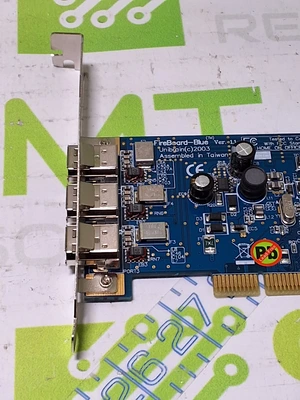 UNIBRAIN FIREBOARD BLUE 3-PORT VER. 1.1 PCI FIREWIRE CARD