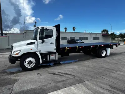 Used 2020 HINO 268 Flatbed Trucks Florida US | Truck and Van Outlet #1509160