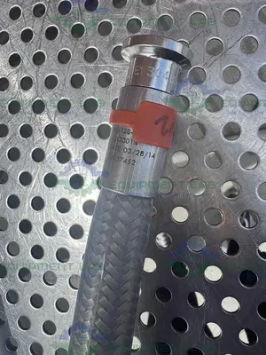 USED SANI-TECH WEST 72" STAINLESS STEEL FLEXIBLE BRAIDED HOSE 1/2" SANITARY FITTING