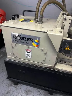 Rosler Z 800 HA Turbo-Floc separator skid, manual clean.
