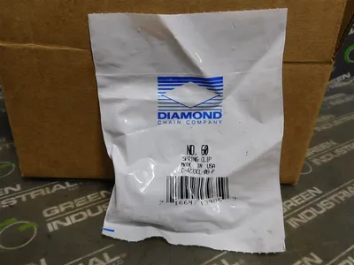 Lot of 44 Diamond Chain Company No. 60 Spring Clips C-4233CL-08-P New