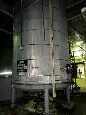 6000 gal stainless steel tank