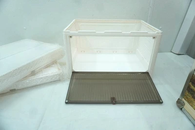3 Collapsible, Stackable Storage Containers