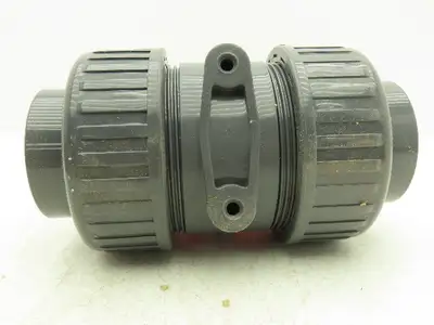 Simtech VBXV208  2" PVC Ball Valve Socket/Threaded Fittings True Union  Lot of 3