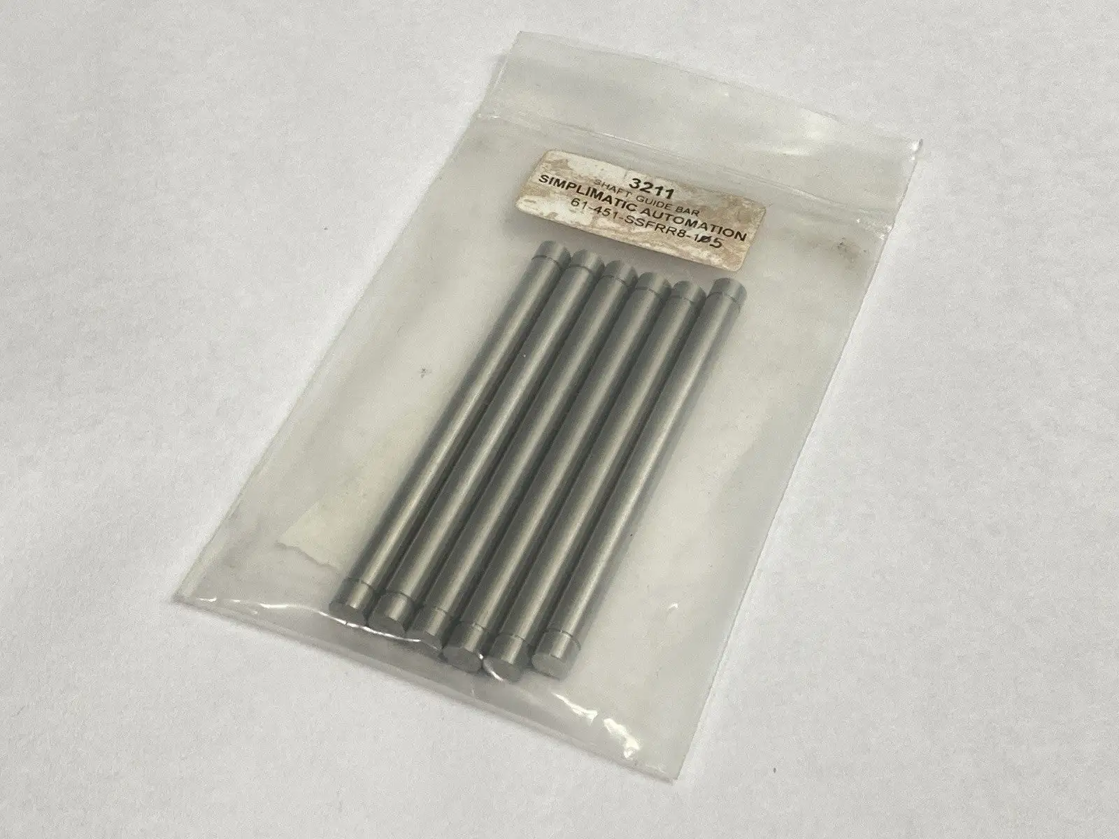 New | in-Stock Simplimatic Shaft Guide Bar LOT OF 6 Parts & Accessories (Material Handling) Michigan US | Maverick Industrial Sales #1395250