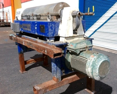 Sharples DS-308 Super-D-Canter centrifuge, 316SS.