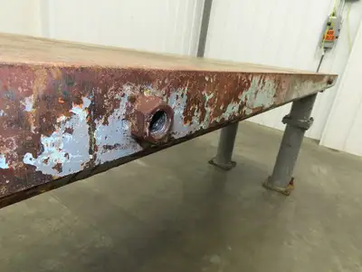 4" Thick Top Steel Fabrication Welding Layout Table Work Bench 103"x31.5"x36"