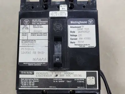 USED WESTINGHOUSE FB3020PL