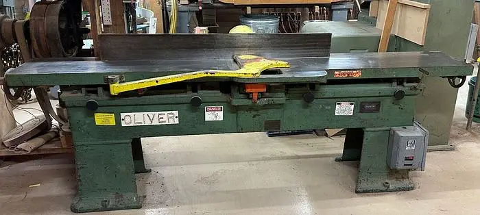 Used OLIVER 166-BD Woodworking Jointers | Pleasant Street Machinery #925729