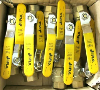 NEW BOX OF 10 JOMAR JF-100T BALL VALVES 3/4" 100-104 JF100T