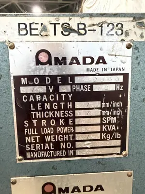 USED 1985 AMADA M-2060