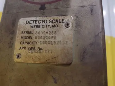 1,000 LBS DETECTO SCALE: YOBRO #24972