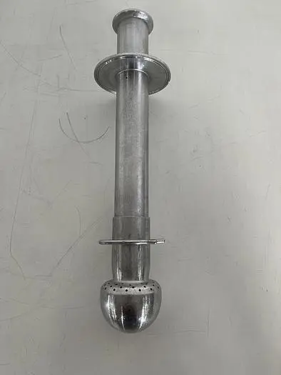 Used DETACHABLE STAINLESS STEEL 15" SPRAY BALL W/ 1 1/2" SANITARY FITTINGS Stainless Steel Tanks | Equipment Lab #486070