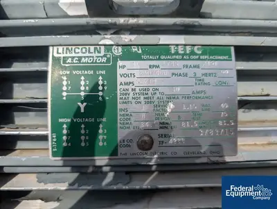 Unknown 10 HP Liquid Ring vacuum pump, C/S