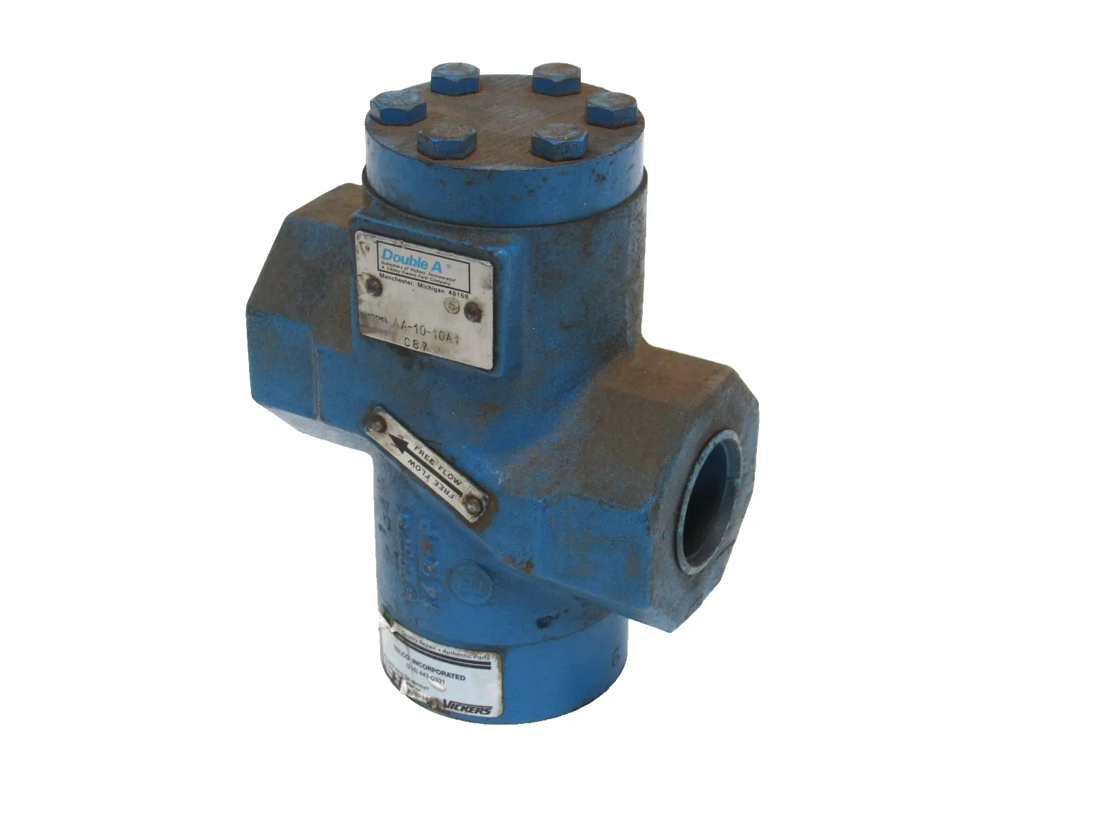 NEW VICKERS AA-10-10A1 DOUBLE A VALVE 1-1/4" AA1010A1