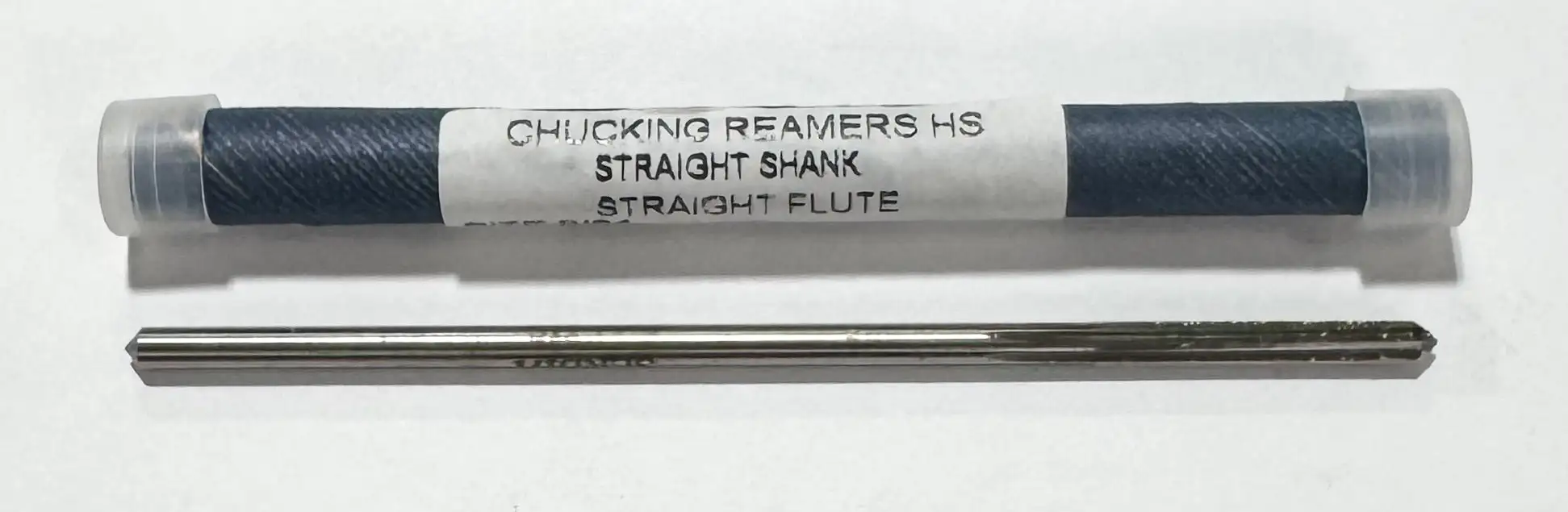9/64" HSS Chucking Reamer, Straight Flute, Straight Shank