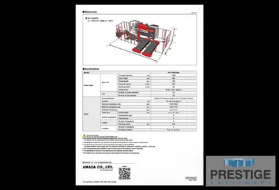 Used 2016 AMADA HG1003ARS Press Brakes New York US | Prestige Equipment #1455959