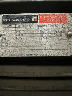 USED RELIANCE SQUIRREL CAGE