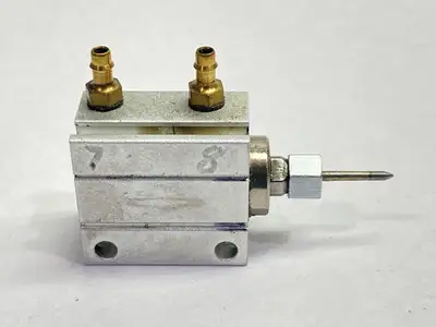 USED SMC PNEUMATIC MINIATURE FREE MOUNT CYLINDER 10MM BORE 6MM STROKE