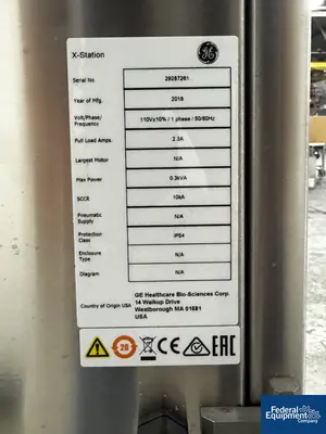 USED GE Healthcare 50 Liter Xcellerex Single Use Fermenter, Model XDR-50