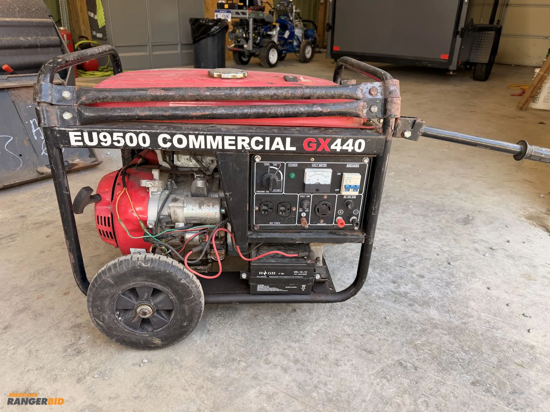Used GX440 EU9500 GX440 GENERATOR Portable Generators Michigan US | Miedema Asset Management Group #1395909