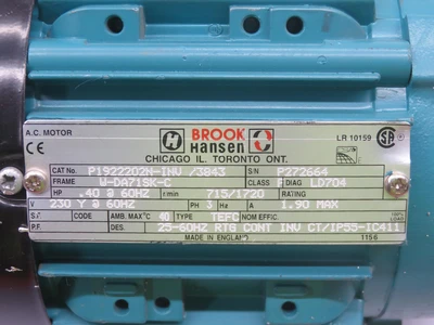 Used BROOK HANSEN _UNKNOWN_ A.C. Motors | OCO Industrial #1590580