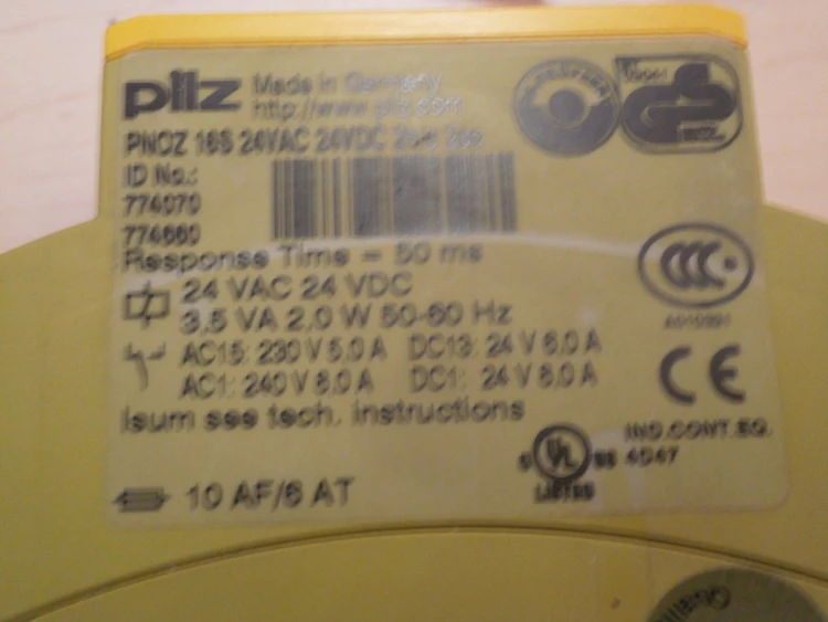 Used PILZ PNOZ 16S Relays & Switches Arizona US | ASSET CONVERSION SPECIALISTS, INC. #307698