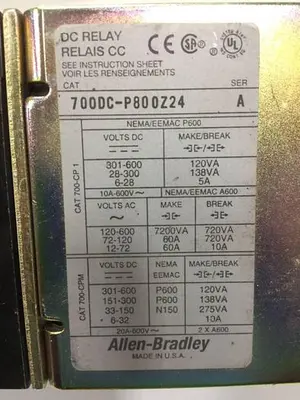 USED ALLEN BRADLEY 700DC-P800Z24