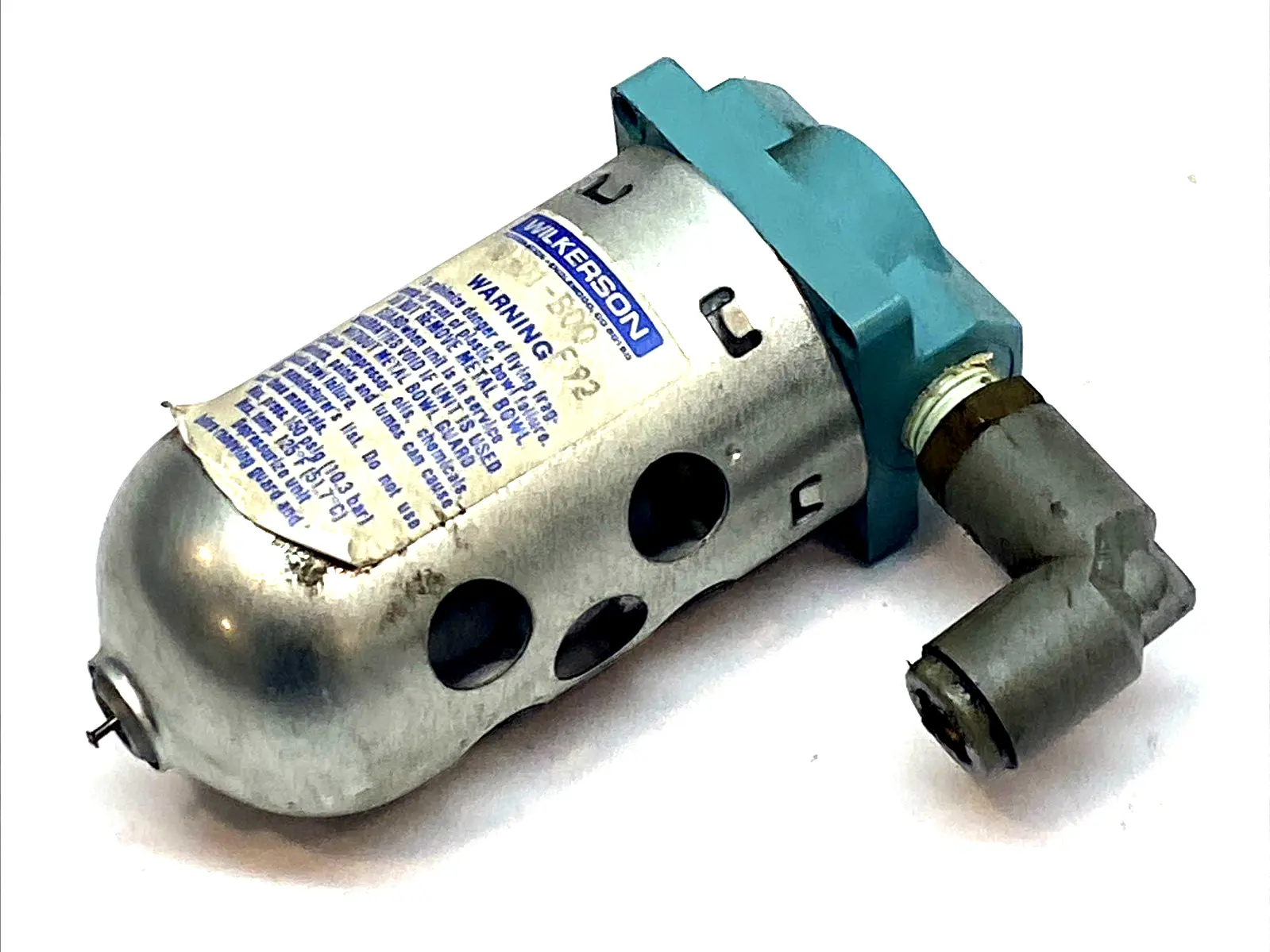 Used Wilkerson Mini 1/8" NPT Air Line Filter 5 Micron 150 PSI Air Pressure Regulators Michigan US | Maverick Industrial Sales #1398719