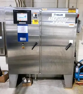 (2) US Filter/Hiller JS-1500ED decanter centrifuges, 316SS.