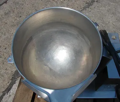 SPC4708  Kettle 10 gallon Groen hemispherical bottom kettle, 50 psi jacket rating, Stainless Steel Contact Parts