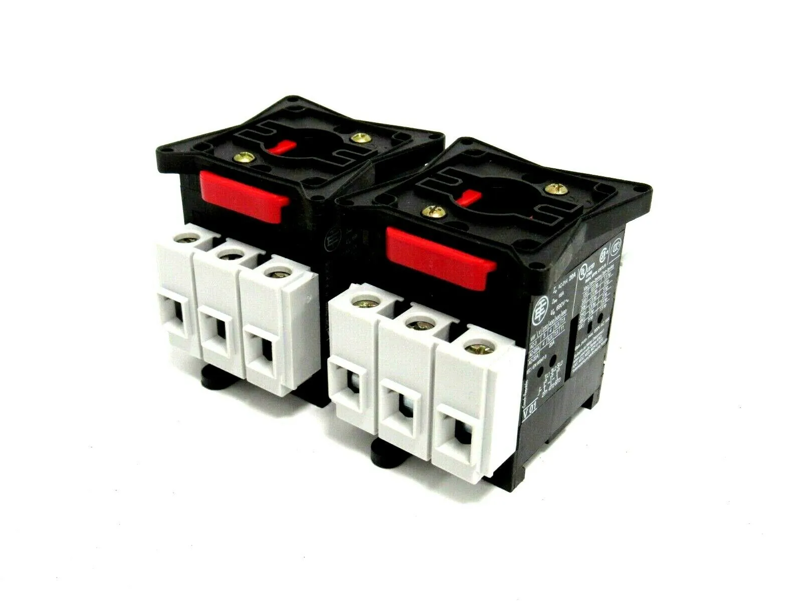 NEW LOT OF 2 TELEMECANIQUE V01 SWITCH DISCONNECT BODY